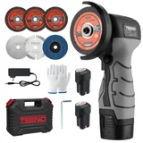 TEENO 3″ Mini Angle Grinder, Gray, 16.8 V
