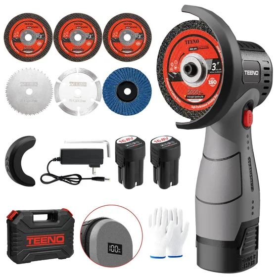 TEENO 3″ Mini Angle Grinder